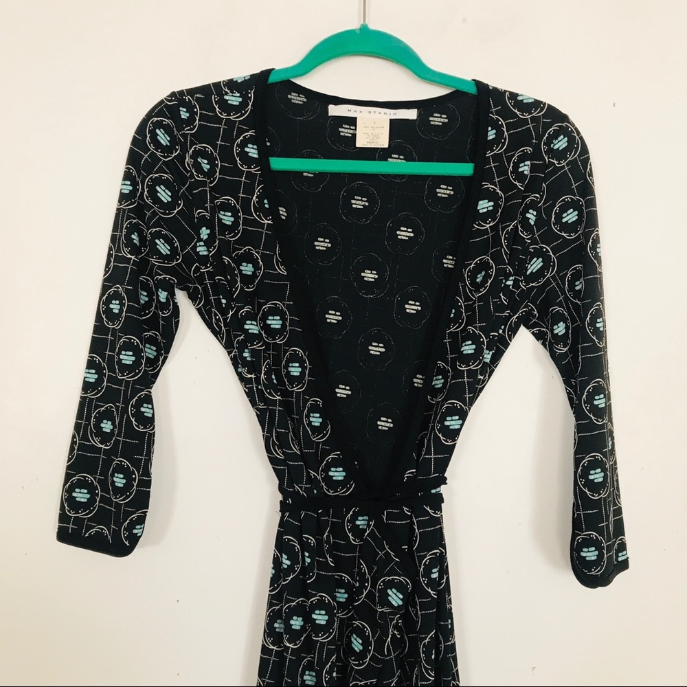 Max Studio Semi Wrap Dress - Picture 4 of 10